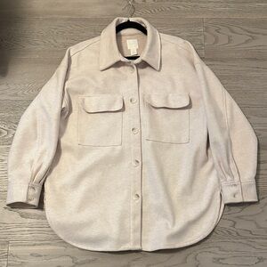 H&M Cream Shacket